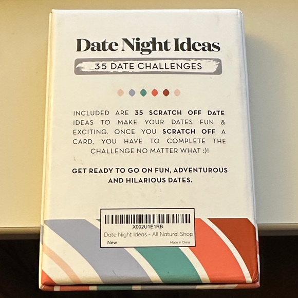 Date Night Ideas Card Set - Picture 2 of 3